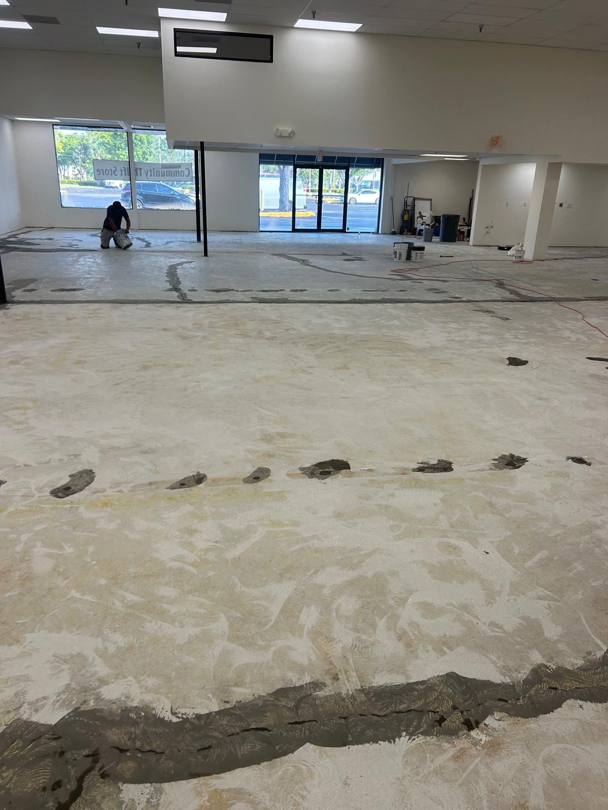 After premium flooring installation